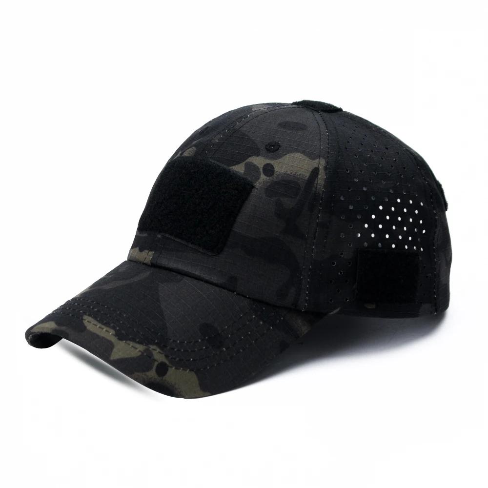 Men s Camouflage Baseball Cap Breathable Sun Protection Hat Outdoor Sports Hunting Hiking Camping Fishing Sun Hats Adjustable