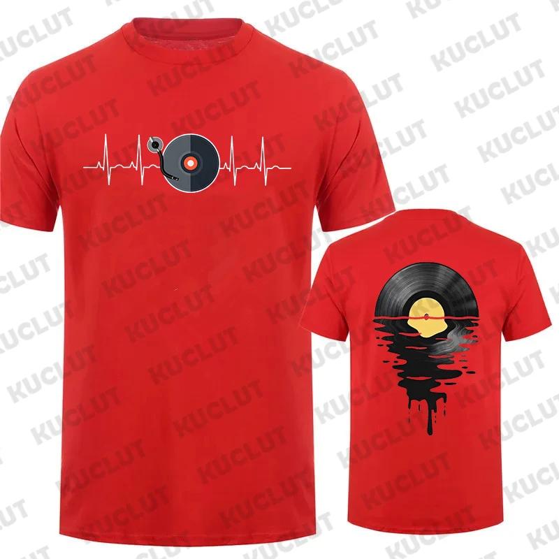 Music Lover Tee Shirts for Men Women DJ Music Gifts Clothing Phonograph Record Print Funny Tshirt T-Shirt Tee Shirt for Men