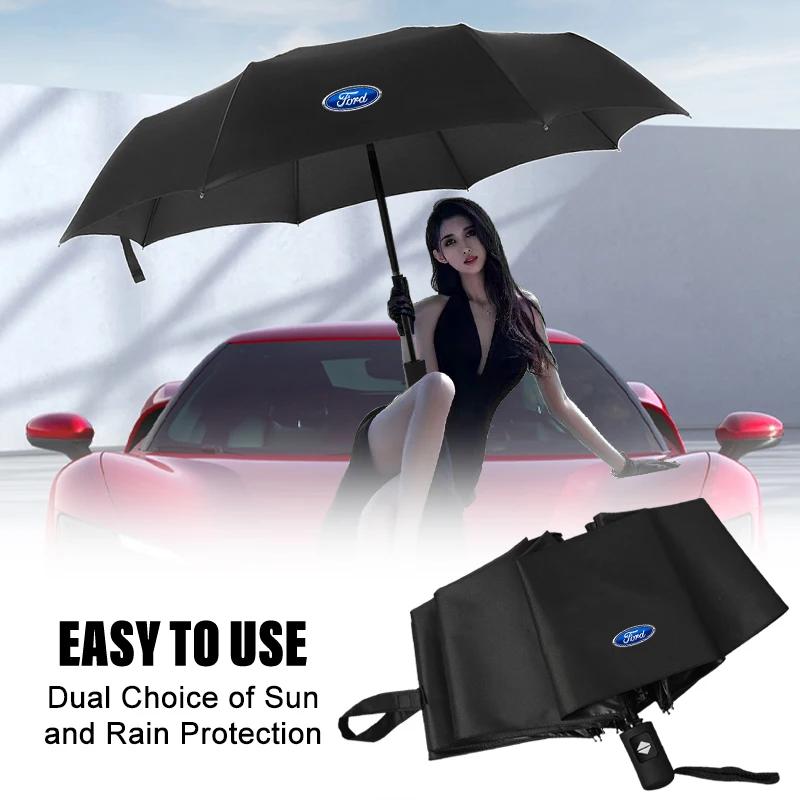 Umbrelă Nouă Fierbinte pentru Mașină Auto Anti-UV Pentru Ford Focus 2 MK1 MK3 Mondeo MK4 Fiesta MK7 Fusion Kuga Ranger Explorer 5 Figo Accesorii Auto