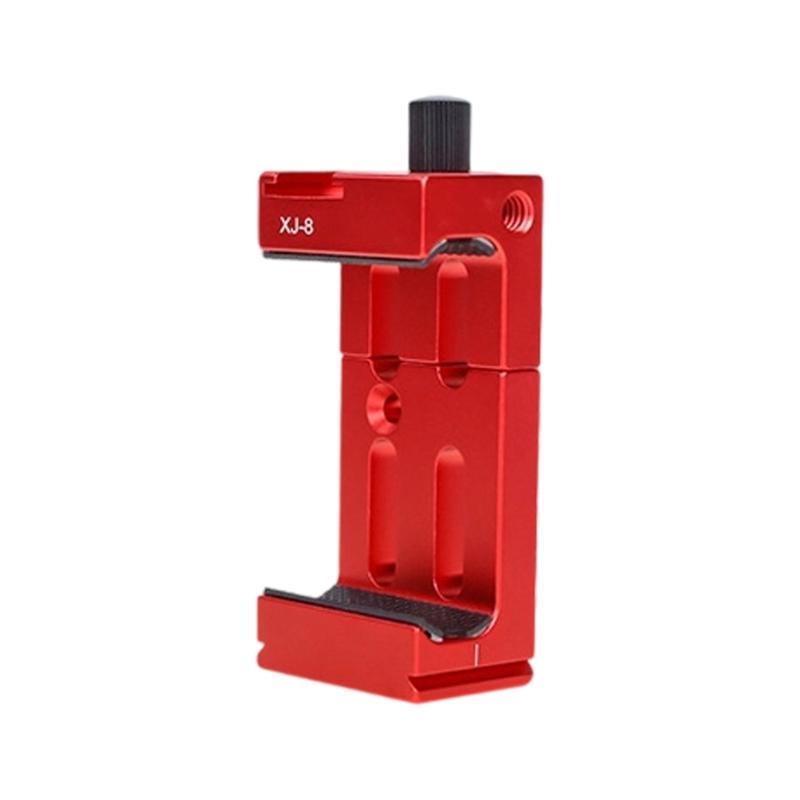 Expandable Smartphone Holder Cold Shoe Adapter Light Aluminum Construction For Camera Accessories Mounting