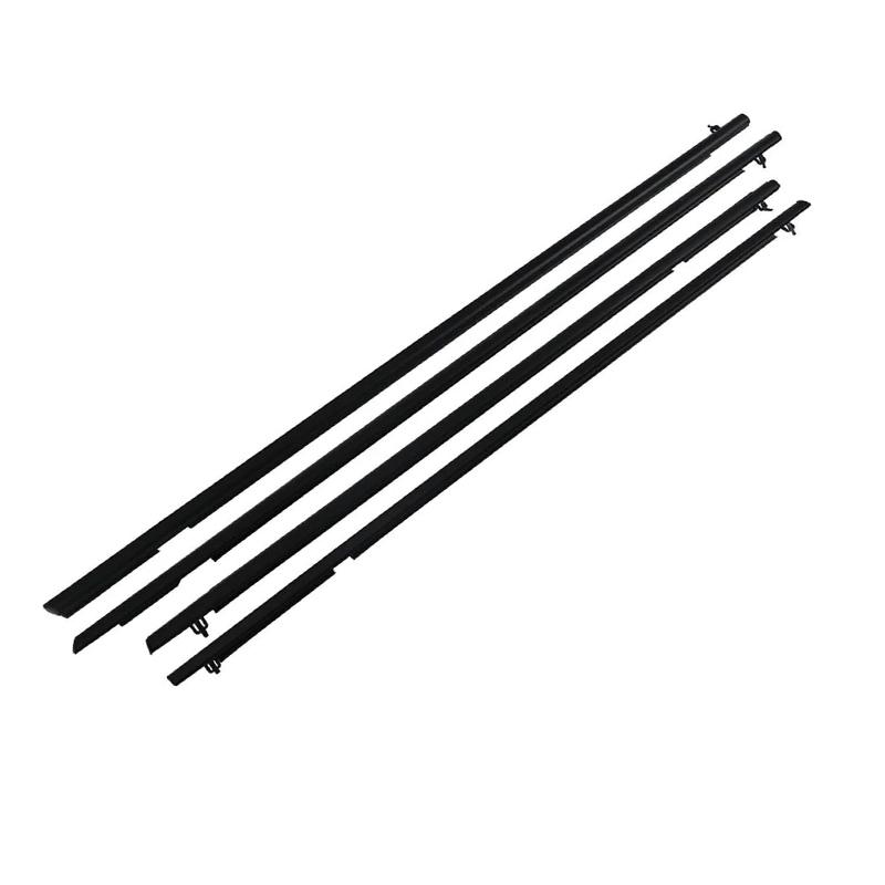 4Pcs Window Rubber Trim For Honda Civic 2006-2011 Weatherstrip Seal Side Door Glass Rubber Belt Replacement 72410-SNA-A01 2006-2011