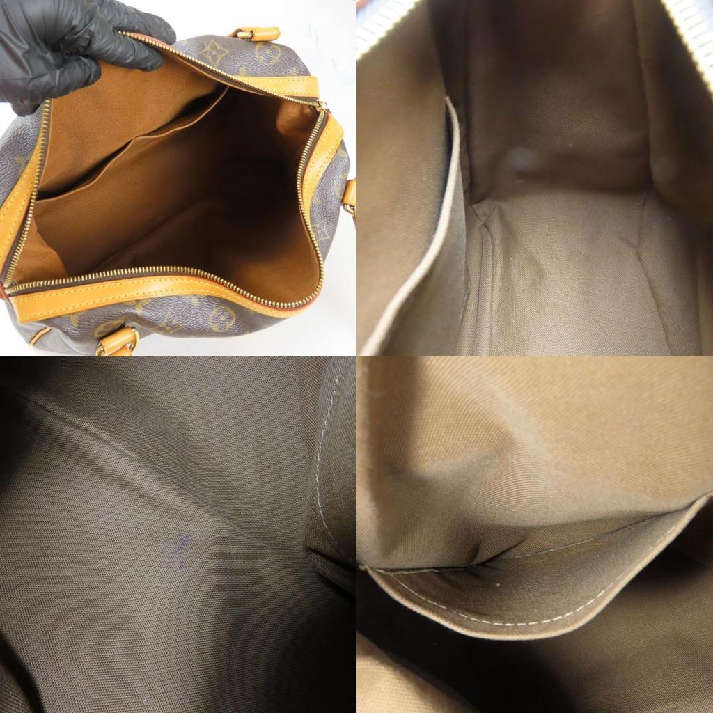 Used LOUIS VUITTON Handbag Stresa PM M51186 Monogram/Nume Leather Brown Casual