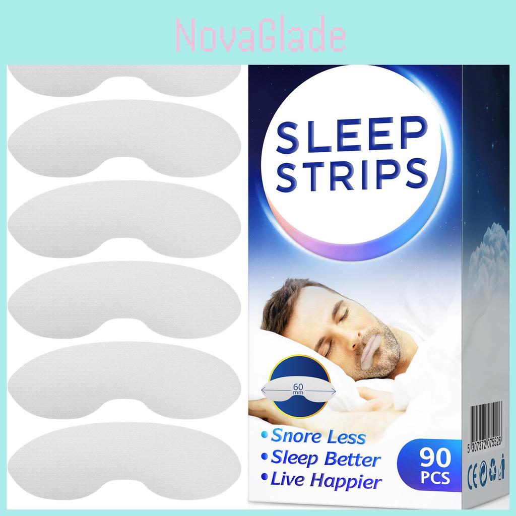 Elimei Sleep Tape Antisnoring Closure Patch With Breathable Material For Restful Sleep