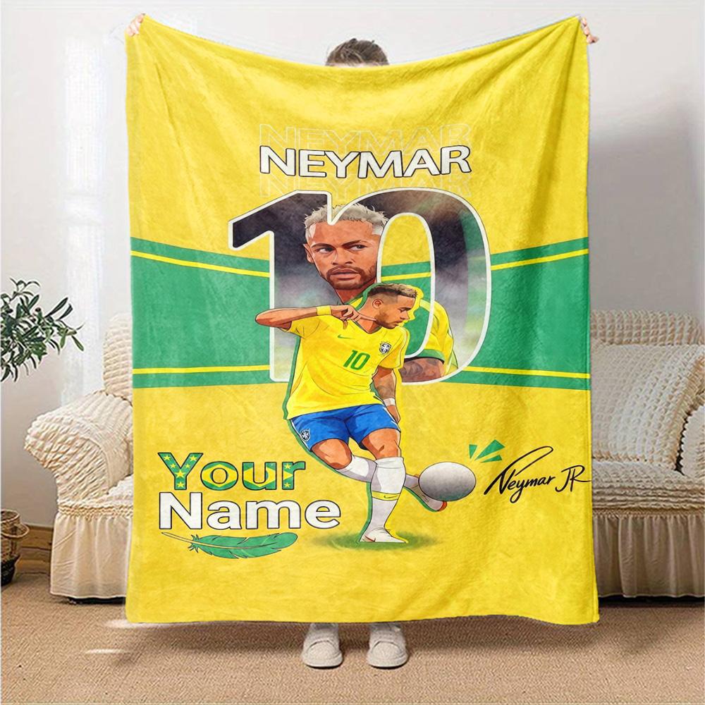 Neymar S Golden Moment Blanket Ultrasoft Suitable For Bedding Seaside Livingroom For All Occasions Modern Style Perfect Gift For Relatives And Friends