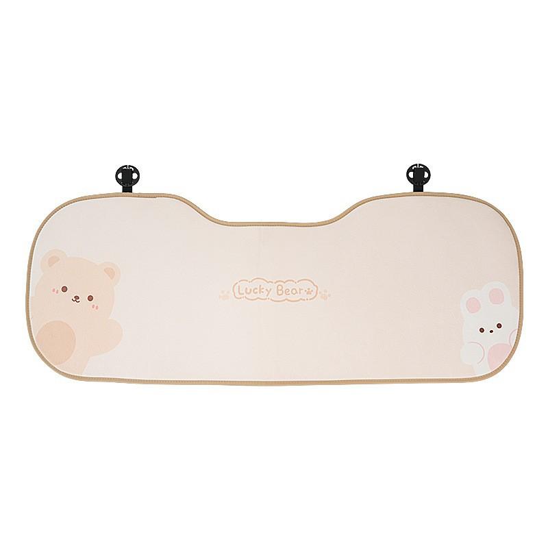 Cartoon headrest waist rest cute four seasons universal car seat pillow creative bear car neck pillow female