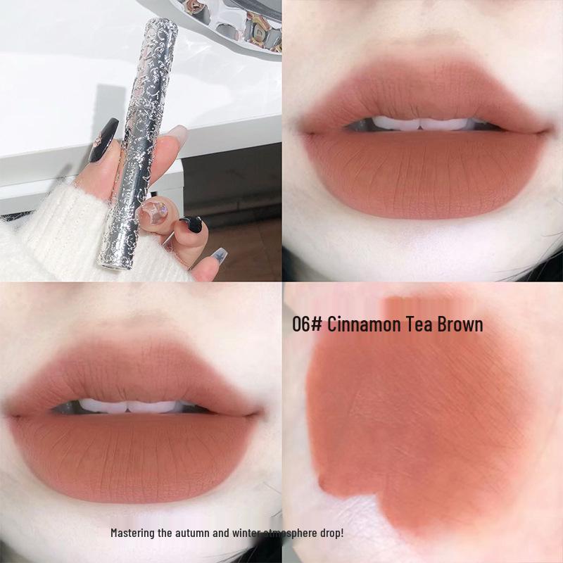 ART VALUE Velvet Matte Lip Mud - Long-lasting, Non-drying Nude Makeup Lipstick for Students (A2427)