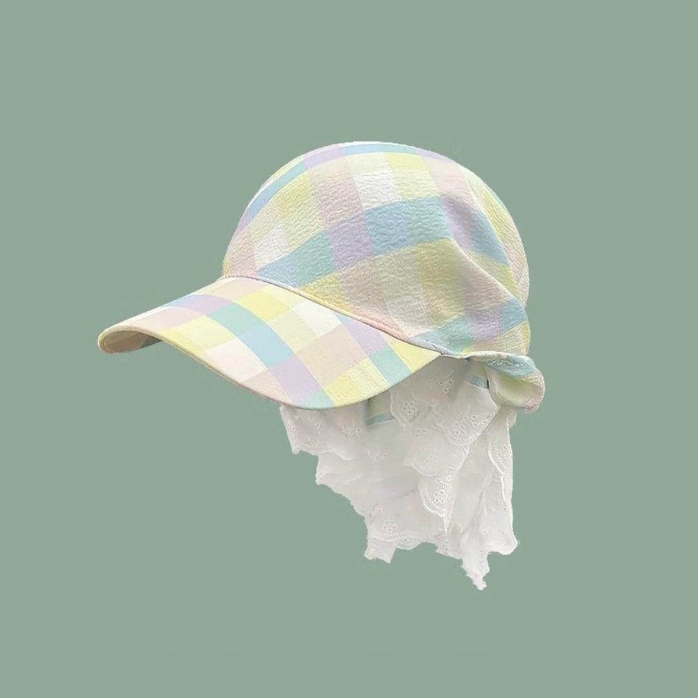 Dopamine Style Triangle Headscarf Hat Quick-drying Strappy Bandana Hat  Women