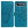 For iPhone 17 Air Case Butterfly Imprinted Wallet Stand PU Leather Flip Phone Cover with Strap