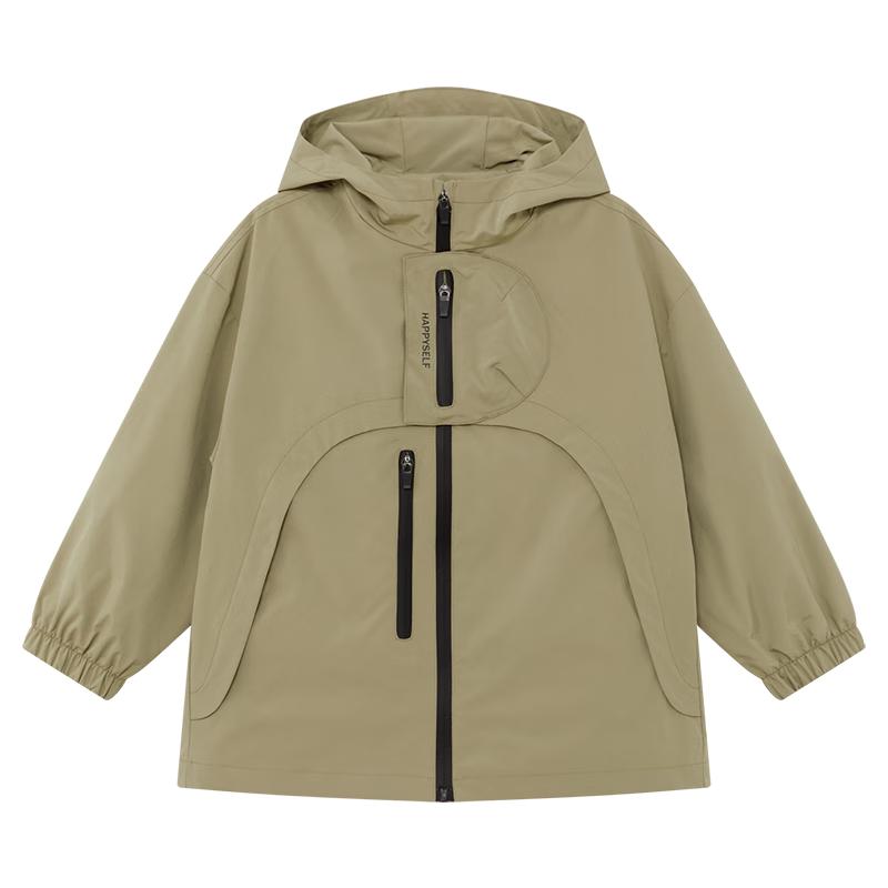 Zuoxi Boys' 2025 Outdoor Waterproof Softshell Jacket