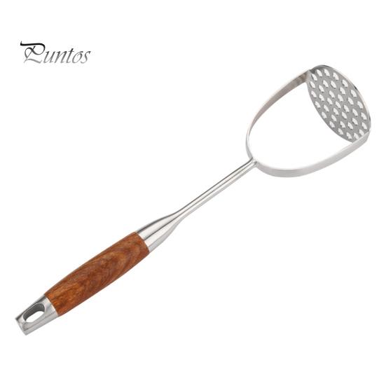 

Пресс-машина из нержавеющей стали для авокадо, картофеля, фасоли, простая в использовании, чистая толкушка для продуктов, эргономичный дизайн, универсальный кухонный инструмент эбеновый