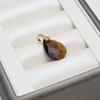 2PCS Faceted Design Gemstone Pendant Diamond Cut Faceted Crystal Pendant  For Earring Craft
