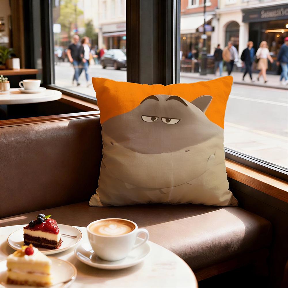 

Animation The Bad Guys Cushion Cover Decorative Cushions Covers Cover Sofa 50x50 Pillow 4 Piece 45x45 40x40 Pillowcase 30X30cm