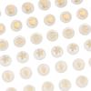 Natural Shell Double-Sided Hot Stamping Flat Round Beads For DIY Necklace Bracelet Earrings Jewelry Making