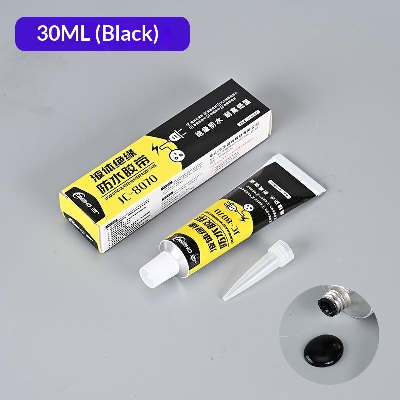 Liquid Insulation Waterproof Adhesive Glue Tough Long-lasting Sealant 30/50ml for Outdoor Wire Joint Sealing