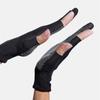 Solid Color Sun Protection Men Elastic Gloves Non-slip Mittens Nylon Gloves Half Finger Gloves