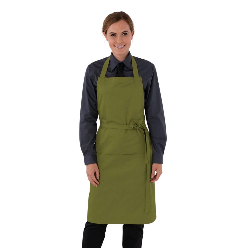 Dennys Adjustable Halter Bib Apron