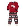 Cozy Christmas Family Matching Pajamas Set Deer Print Long Sleeve Winter Outfit