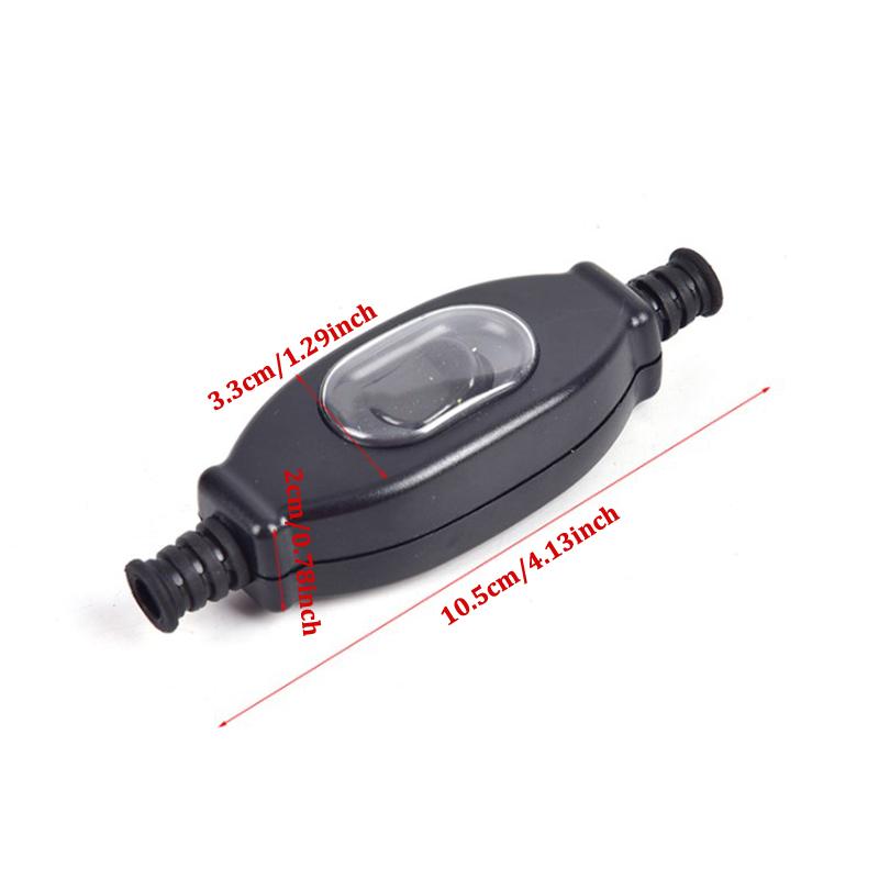 Waterproof In Line Switch Cord Switch Ip65 Round Wire Contact Double Cut Switch