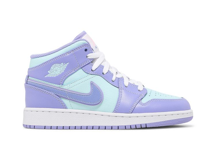 Jordan 1 Mid Purple Aqua (GS)
