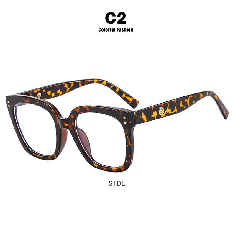 

Новий Дизайн Бренда Модні Великі Квадратні Окуляри Жіноча Оправа Фотохромні Анти-Блакитне Світло Комп ютерні Гіперопія Окуляри для Читання +3.25