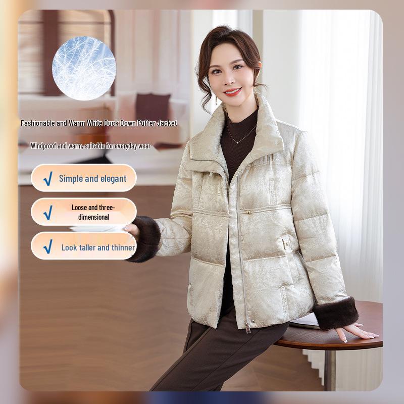 Stylish 2025 Winter Down Jacket for Middle-Aged & Older Women