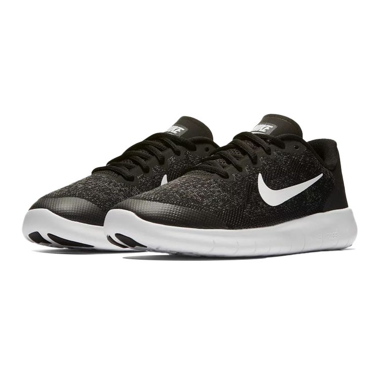 Nike Adidași pentru copii Free RN 2017 Negru Gri Închis Alb-Gri Închis 904255-002