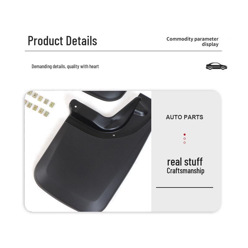Tacoma Mudguard Add-on: Fits 2005-2015 Models, Front & Rear Wheel Accessories
