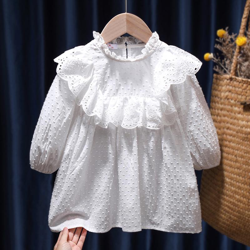 Children Girls' Dress Long Sleeved Princess Dress