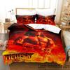 Conjunto de cama 3D Print The Film Hellboy Capa de edredom Conjunto de cama Capa de edredom Fronha Edredom King Queen Size Meninos Roupa de cama para adultos