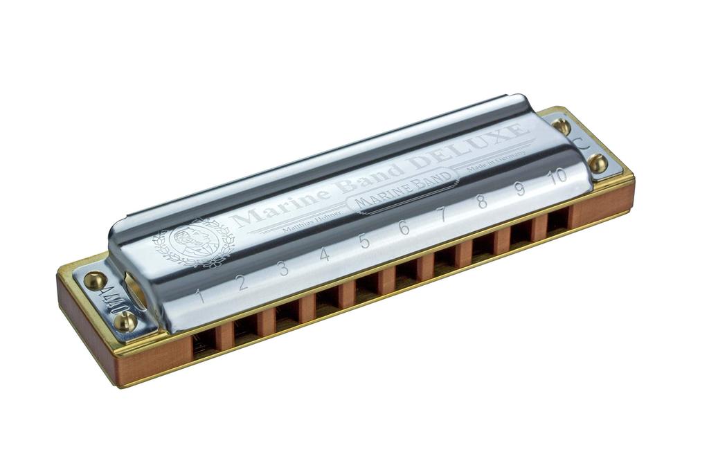 HOHNER MARINE BAND Marine Band Deluxe 10 Hole Harmonica DELUXE/B