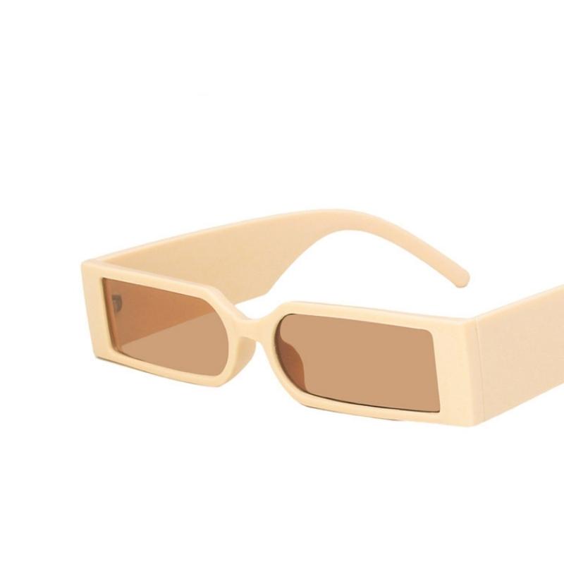 Vintage Small Hip Hop Glasses Rectangle Women's Square Sunglasses Retro Style Fashion Design Sunglasses Modern UV400
