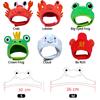 Cute Crab Frog Pet Hat, Puppy Dress Up Costume, Christmas Cosplay, Warm Headwear, Dogs Hats, Lovely Style
