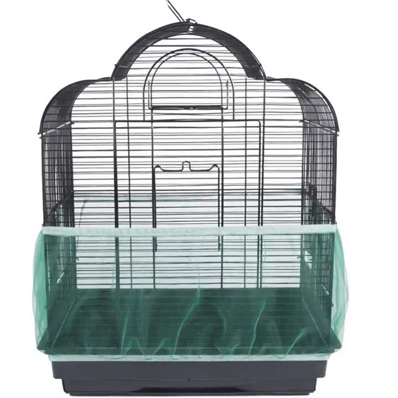 Mesh Bird Cage Cover Shell Skirt Net Dustproof Birdcage Parrot Cage Net Pet Accessories Airy Mesh Parrot Bird Cage Net
