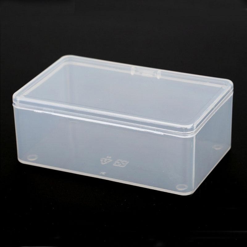 10*6*3.6cm Small Clear Plastic Storage Box for Beading and Jewelery