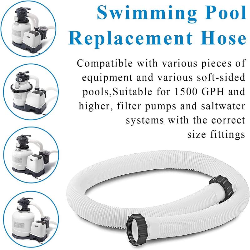 Pool Pump Hose Filter Pump Hose Pool Pump Replacement Hose For 1.5In Diameter Pool Hose For Water Circulation Lawns