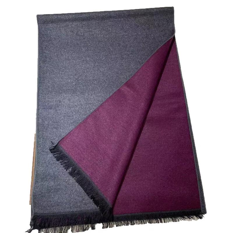 Hengyuanxiang 100% Mulberry Silk Brushed Scarf