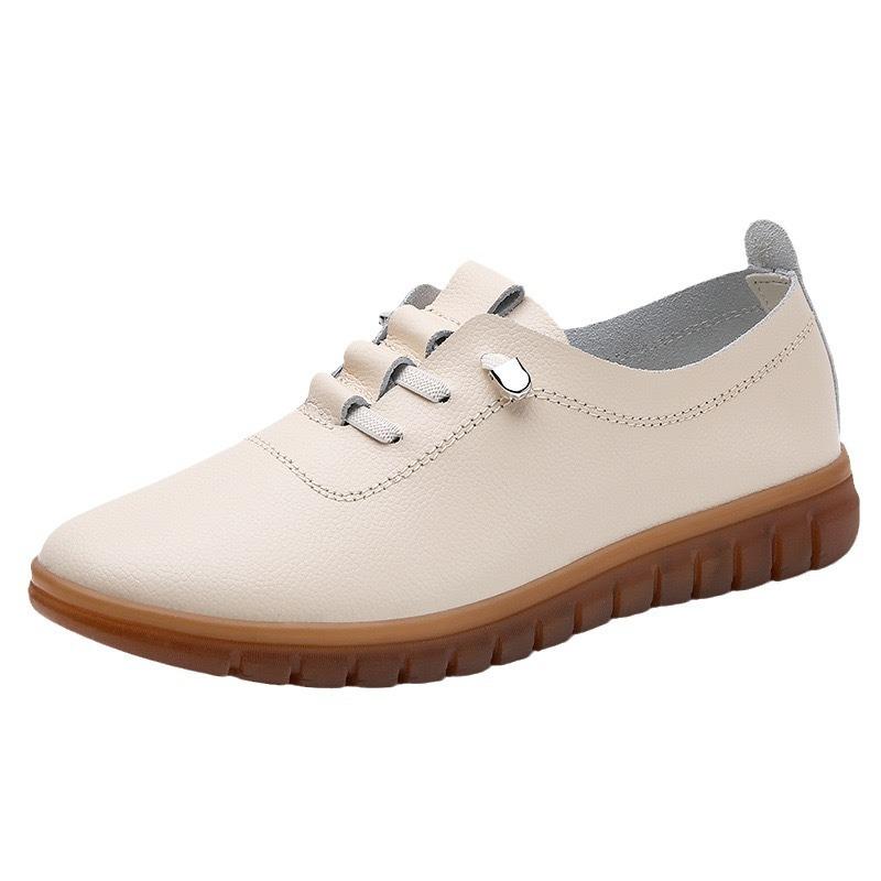 Rindensehne Sohle echtes weiches Leder weiche Sohle Frühling neue Einzelschuhe leichtes Ein-Pedal Freizeitschuhe bequeme weiche Sohlenschuhe