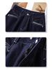 Women's Denim Blue Wide-Leg High-Waist Jeans for Summer 2025