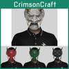 Mască de Față Demon Roșu Înfricoșătoare Pentru Petreceri de Halloween Cu Design Înfiorător și Material Latex