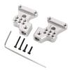 2pcs Metal Aluminum Alloy Rear Shock Tower for Axial SCX24 124 RC Car Upgrades PartsSilver