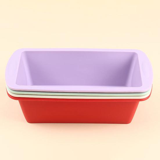 Tavă de pâine din silicon antiaderentă cu mânere, sigură pentru cuptor, antiaderentă, rezistentă la căldură, cu eliberare ușoară, tavă de copt pentru pâine