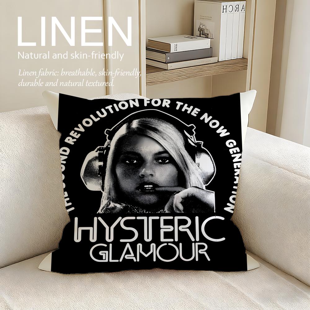 Brand Hysteric Glamour Cushion Cover Pillowcase Set Pcs x x Breathable Washable Sofa Cushion Cover