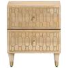 Nightstands 2 pcs. 40 x 33 x 46 cm Solid Mango Wood