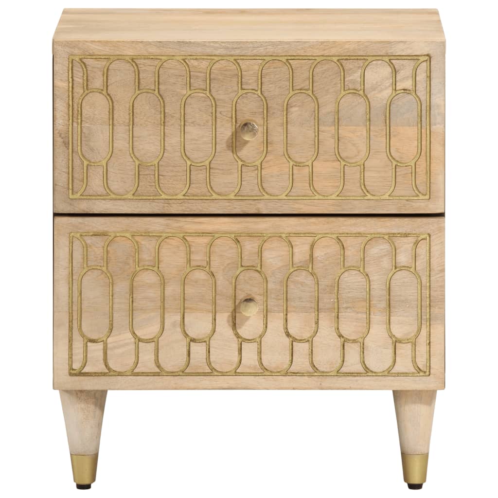 Nightstands 2 pcs. 40 x 33 x 46 cm Solid Mango Wood
