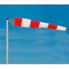 Outdoor Windsock, Wind Direction Indicator In Red And White 150x30x15cm. Suspension Swivel, Weatherproof, Wind Direction Indicator - Shang Jue