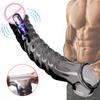Transparentní prodlužovací rukáv na penis s vibrátorem Opakovaně použitelné kondomy Dildo Dick Enhancer Delay ejakulace erekční kroužky Sexuální hračky pro muže