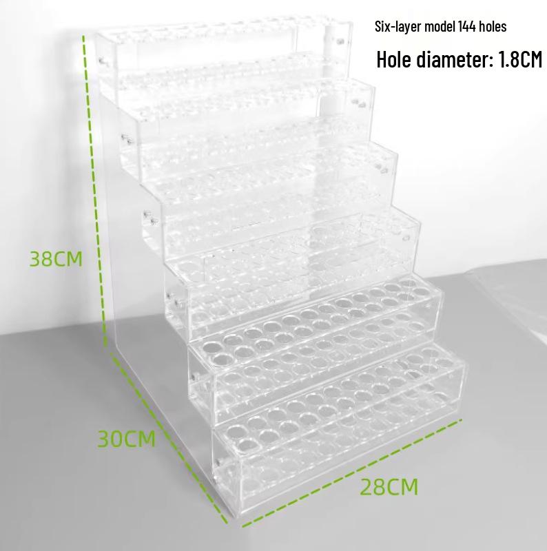 Acrylic Transparent Pen Holder: Large Capacity Desktop Organizer Stand for Stationery Storage and Display.