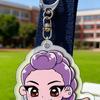 Witch Hunter Keychain Holder Acrylic Anime Fans Gift Bag Hanging Pendant Ornamental Decoration Bag Accessory