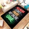 Game Console Symbols Cards Game Rug Teen Kawaii Living Room Bedroom Anime Carpet Children's Aesthetic Room Decor Furry Mat