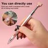 Refillable Wax Pen Automatic Diamond Art Pen with Wax Refills Rhinestone Placement Pen for Nail Art Diamond Art DIY Craft